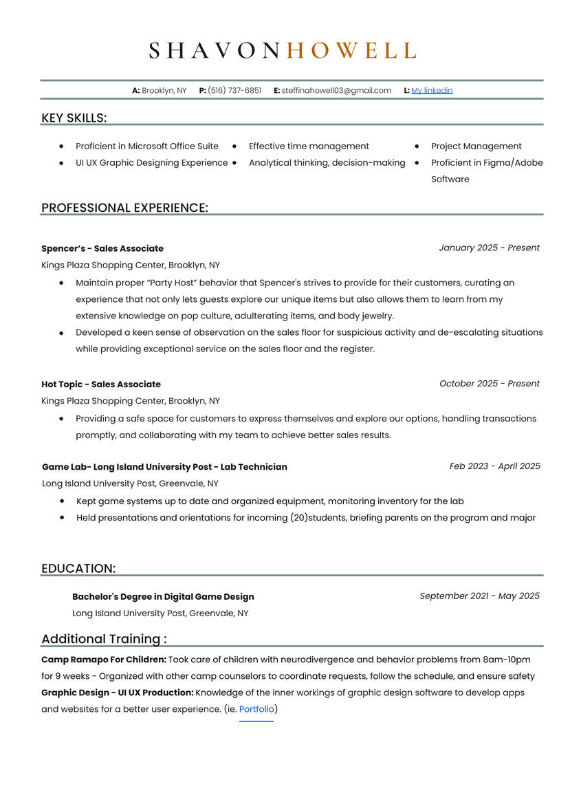 Resume